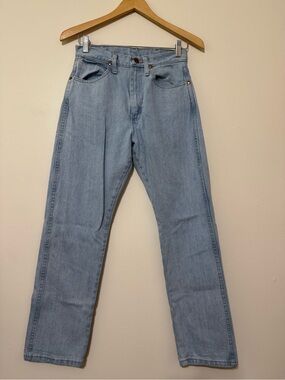 Wrangler Cowboy Cut Light Wash Straight Leg Jeans 1x30